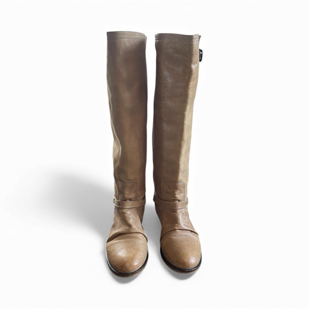 Steve Madden Taupe Brown Over-the-Knee Leather Boots